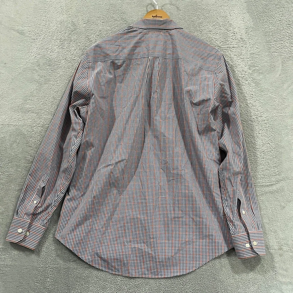 Banana Republic Shirt Mens Large Button Up Long Sleeve Non Iron Classic Academia